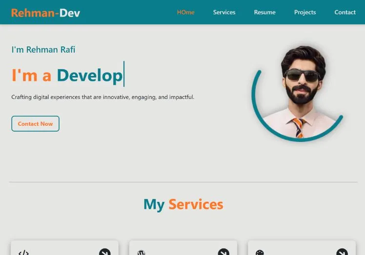 Muhammad Rehman's Personal Portfolio